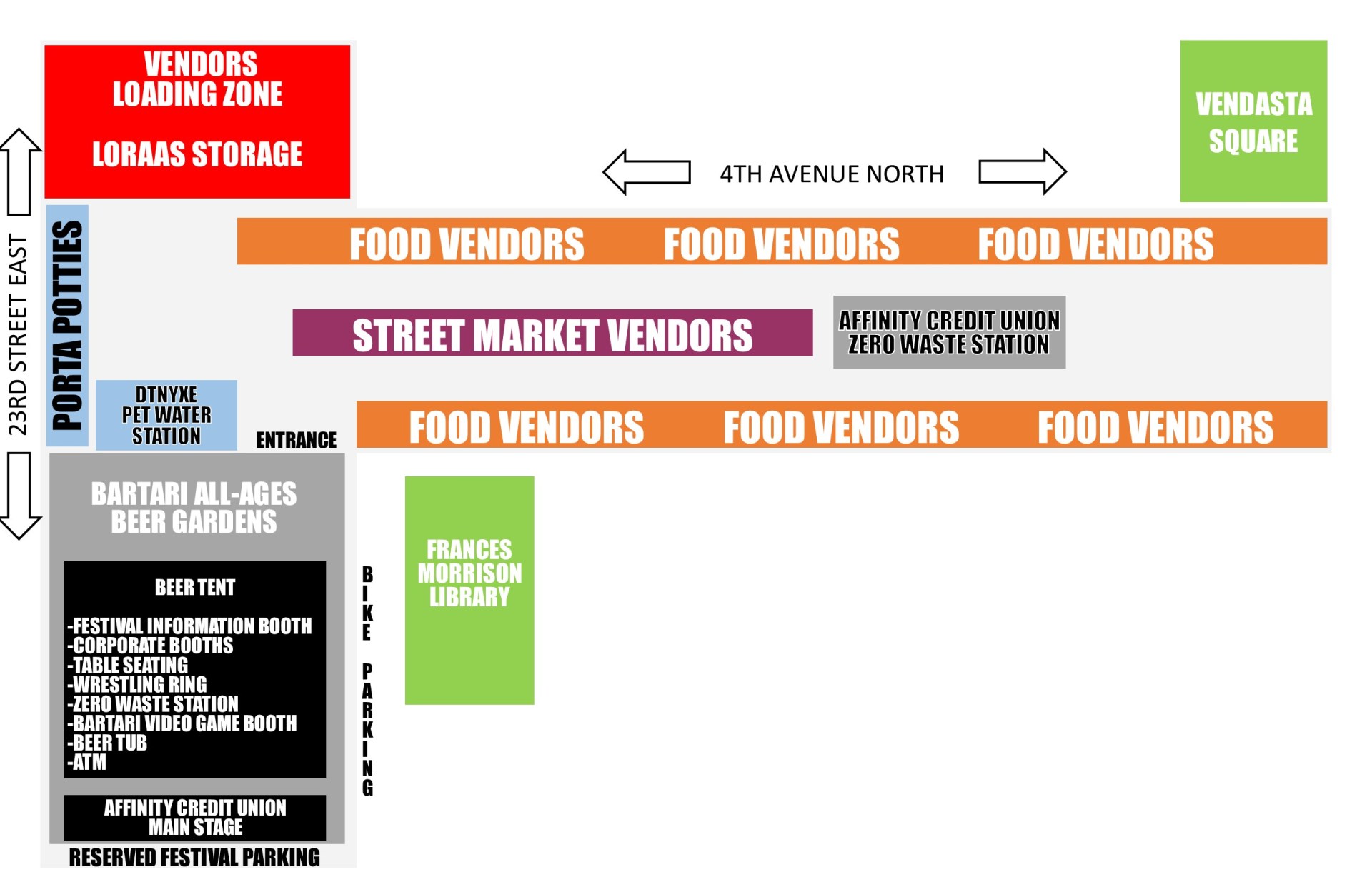 Food Truck Wars Site Map - 2021